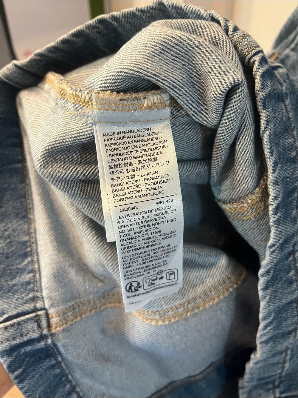 NWT Levi’s Women’s Vianna Denim Button-Front Dress, Size Small - Picture 9 of 10